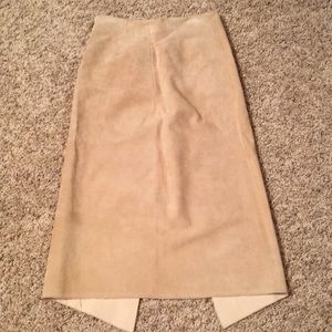 Skirts - Suede tan skirt Skirts - Suede tan skirt